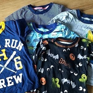 EUC 5 baby toddler T shirts pajama shirts